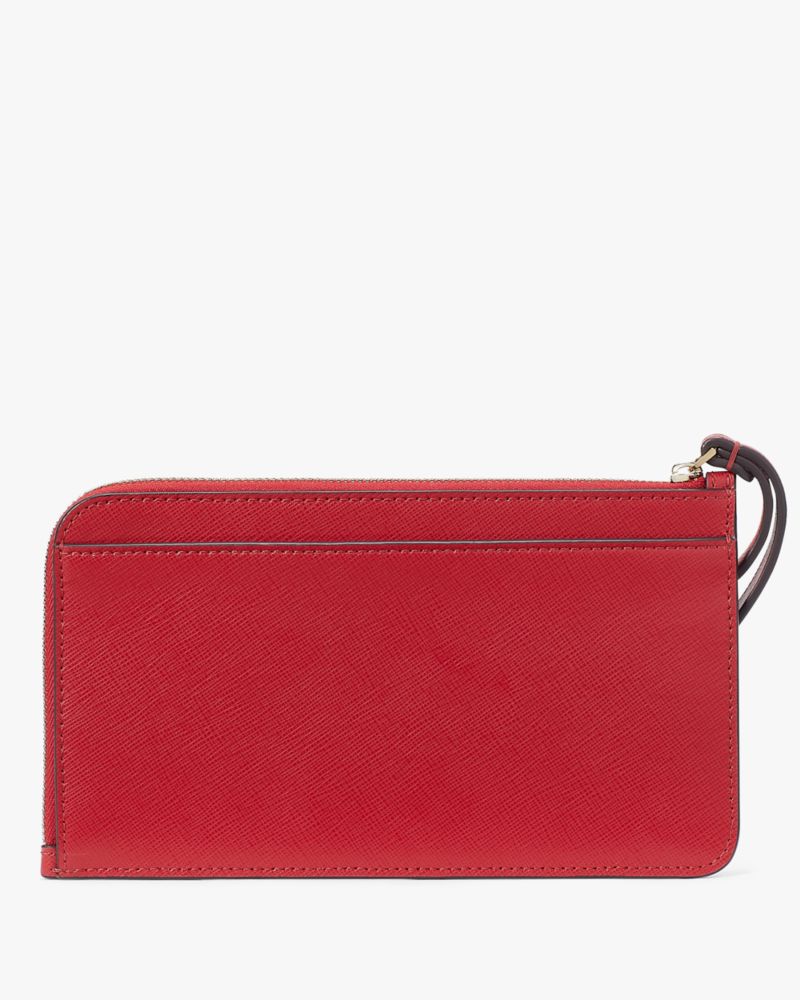 Kate Spade,ルーシー ミディアム L-ジップ リスレット,カードケース・キーケース,キャンディッド チェリー