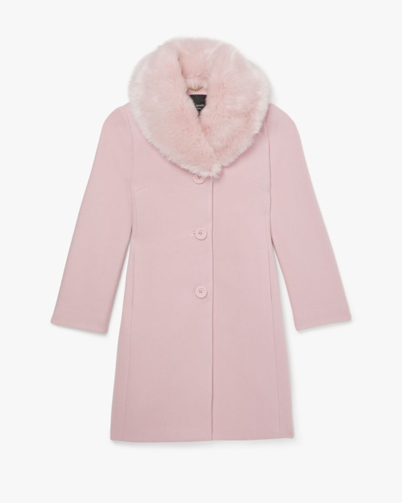 Kate spade new york faux fur coat hotsell