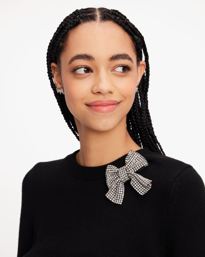 Embellished Bow Sweater | Kate Spade New York