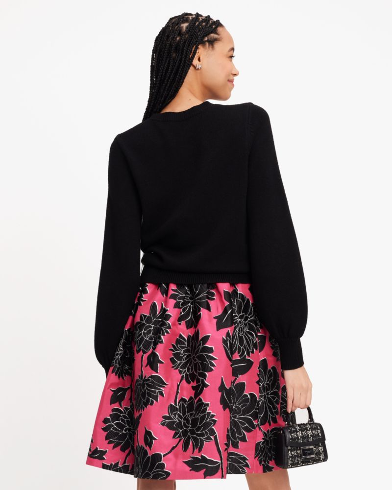 Kate Spade,エンベリッシュド ボウ セーター,ウェア,ブラック
