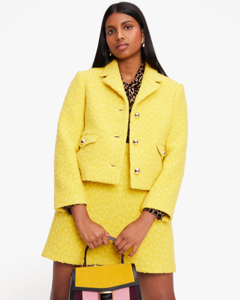 Kate spade store yellow coat