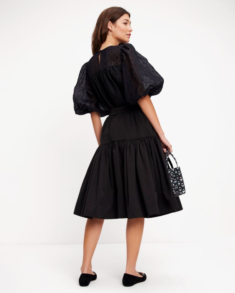 Kate Spade,Drop Waist Faille Skirt,