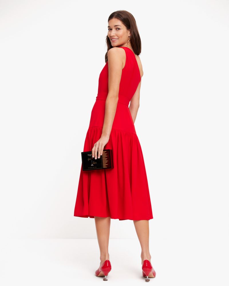 Kate Spade,Tech Satin One-shoulder Dress,