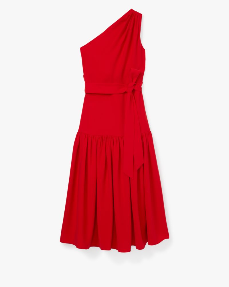 Kate Spade,Tech Satin One-shoulder Dress,