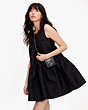 オーガンザ ドット スリーブレス ドレス, ブラック, Product