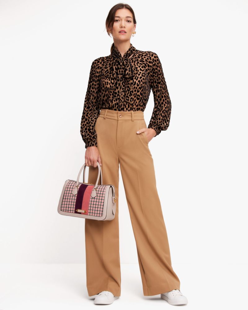 Wide Leg Wool Pants