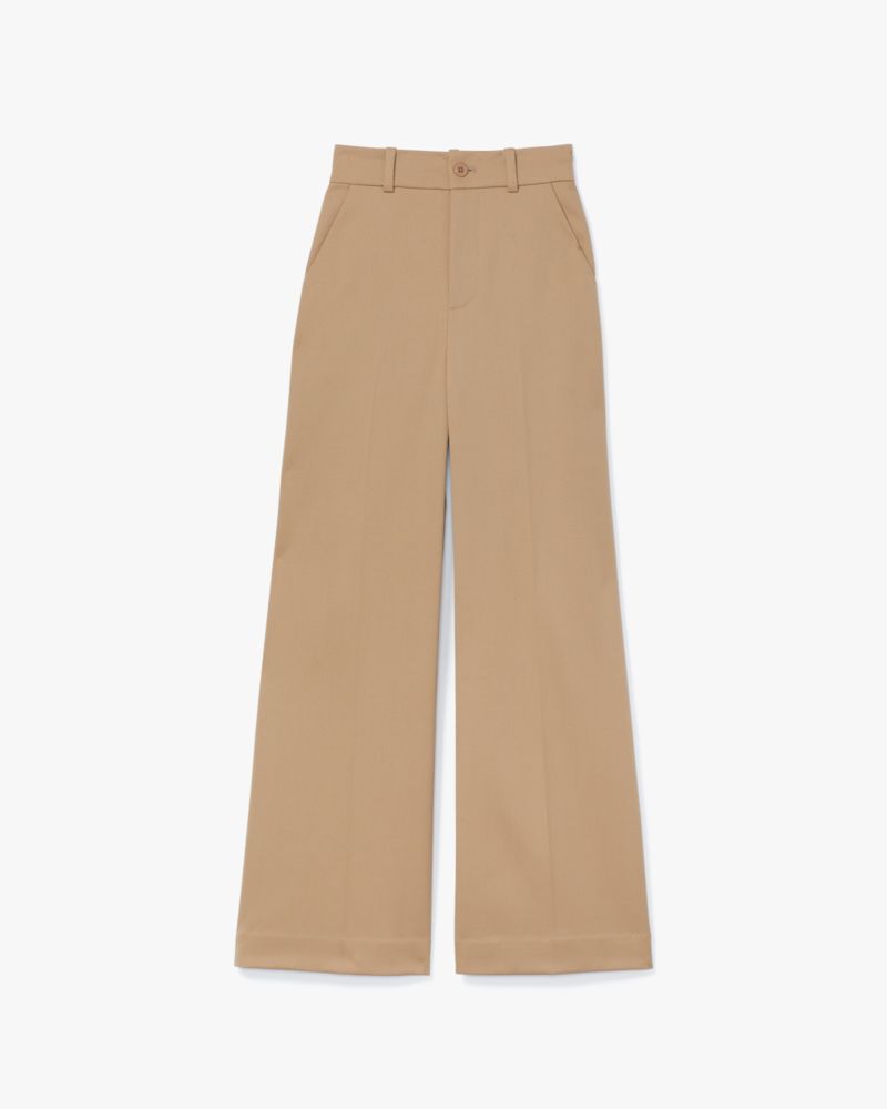 Wide Leg Wool Pants