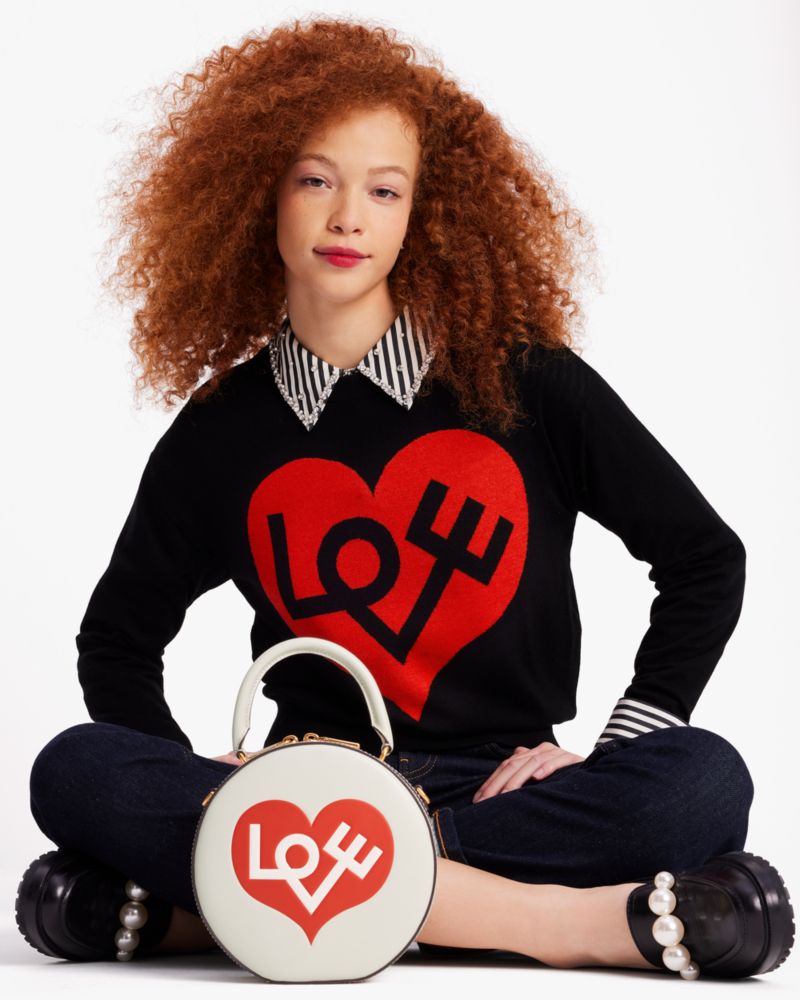 Love Heart Intarsia Sweater | Kate Spade New York