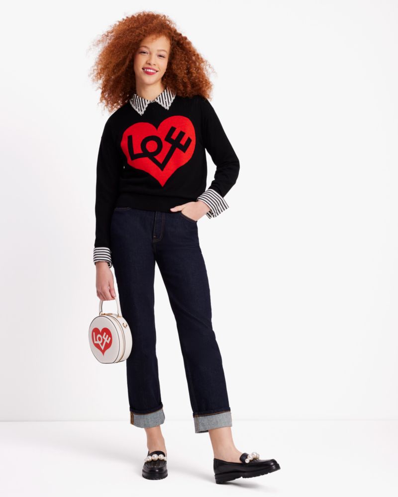 Love Heart Intarsia Sweater