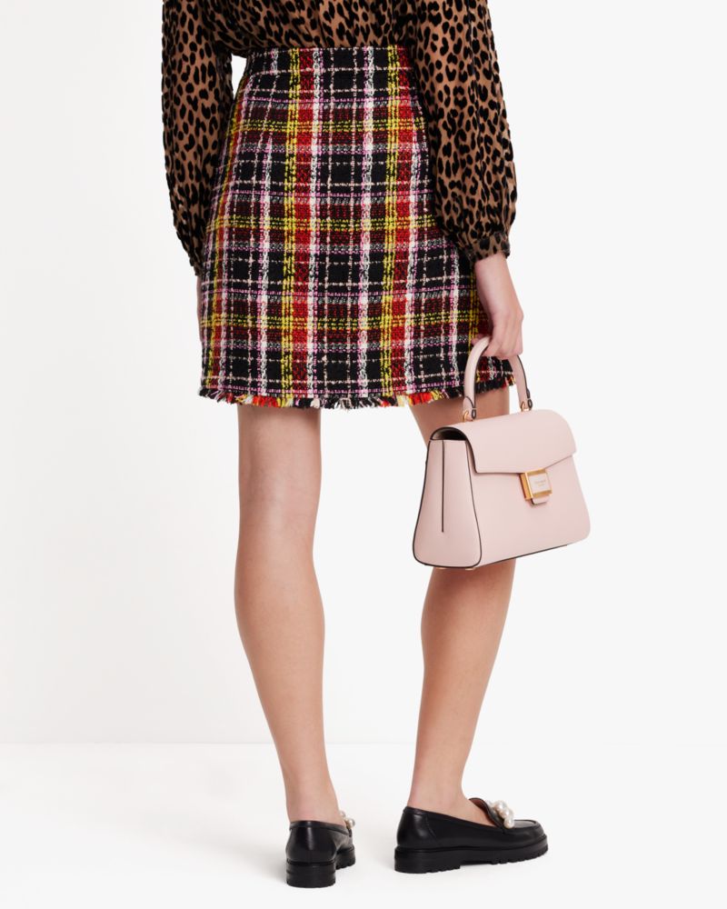 Kate Spade,アート プラッド ツイード スカート,ウェア,マルチ
