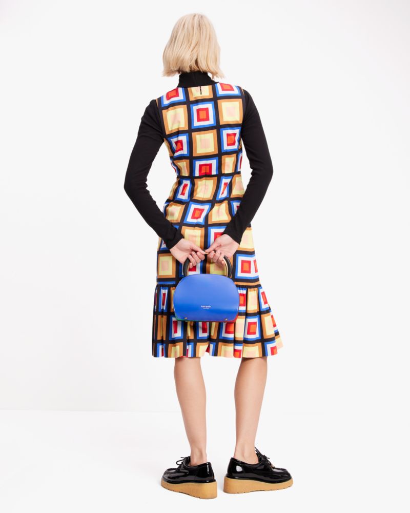 Kate Spade,Blocks Of Color Flounce Sheath Dress,