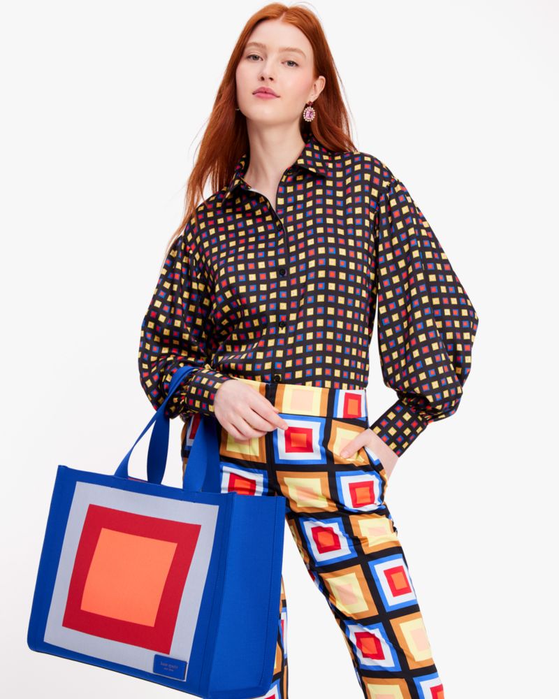 Kate Spade,ミニ ブロックス オブ カラー アンディー シャツ,ウェア,マルチ