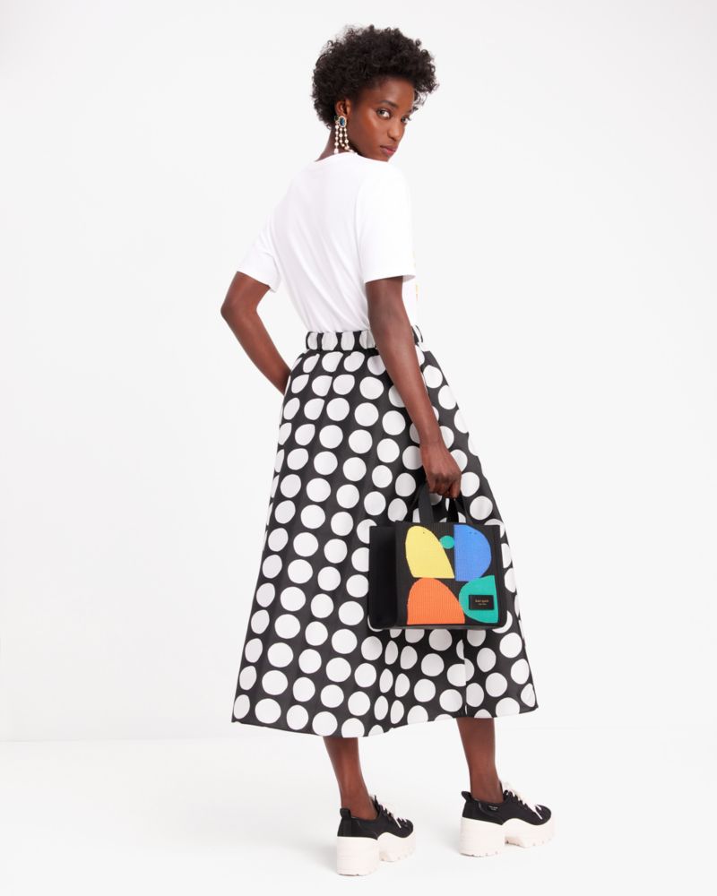 Art Dots Jacquard Skirt