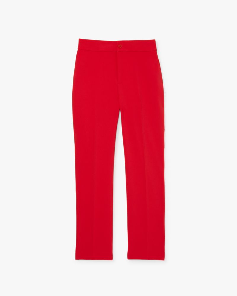 Kate Spade,Twill Straight Leg Pants,