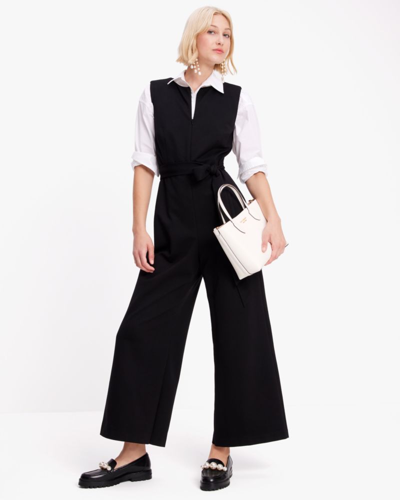 Sleeveless Ponte Jumpsuit