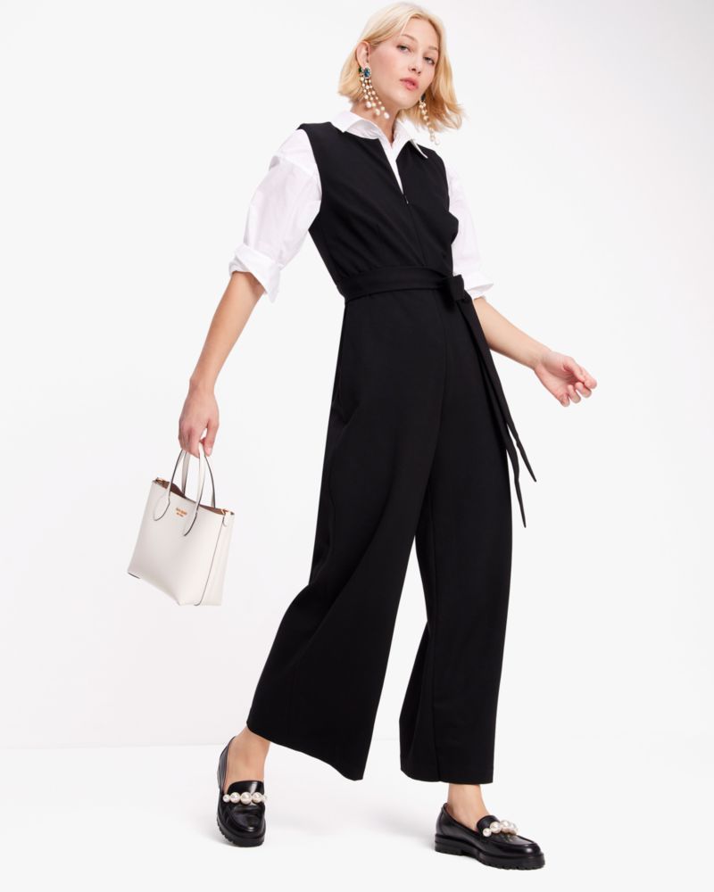 Sleeveless Ponte Jumpsuit