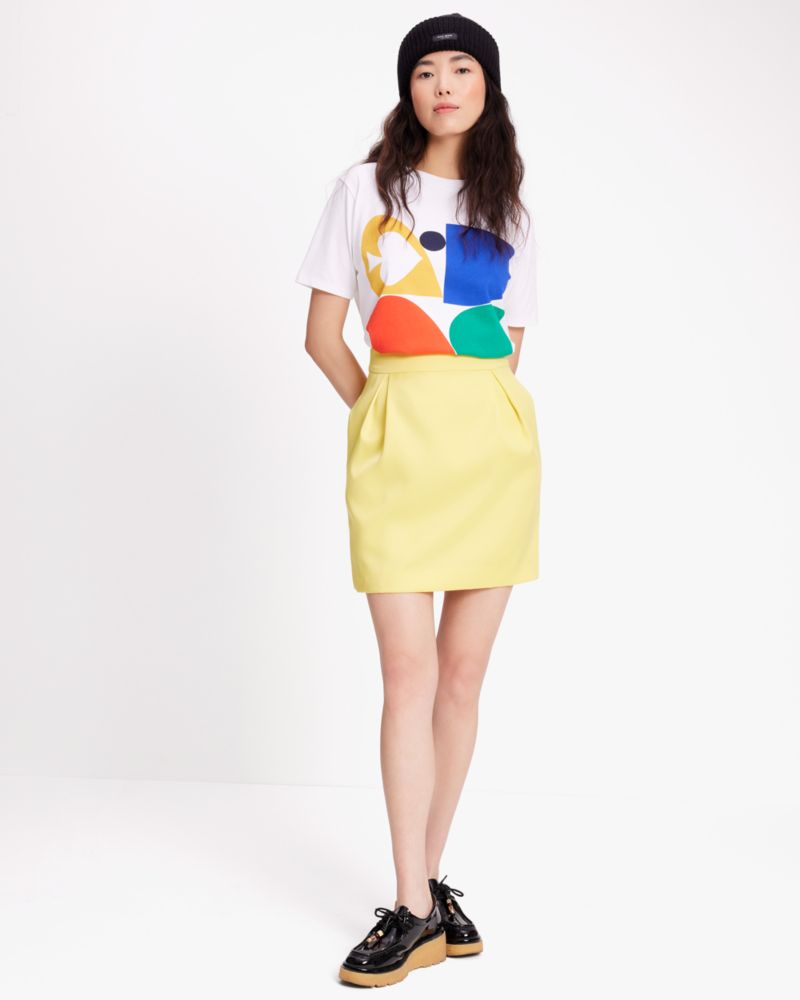 Kate Spade,Duchess Satin Pencil Skirt,