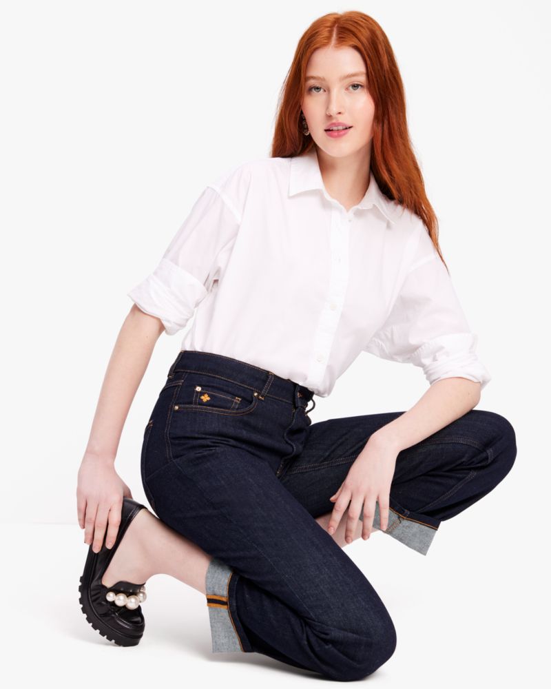 Straight Leg Denim Pants | Kate Spade New York