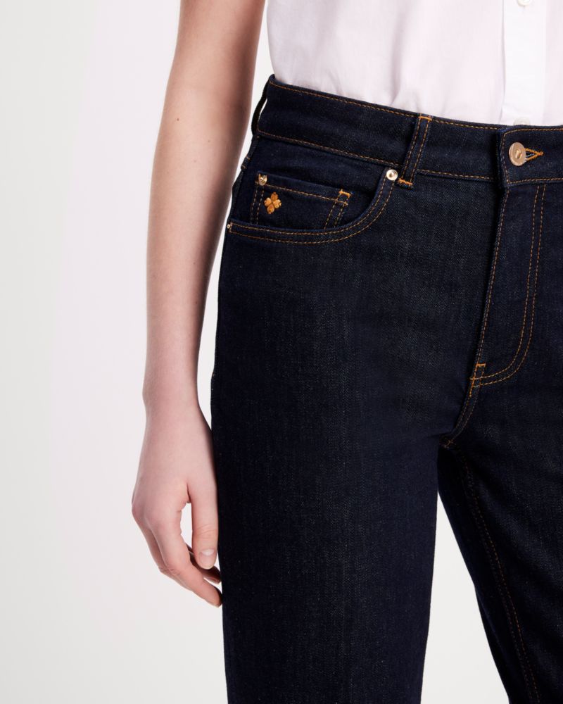 Straight Leg Denim Pants