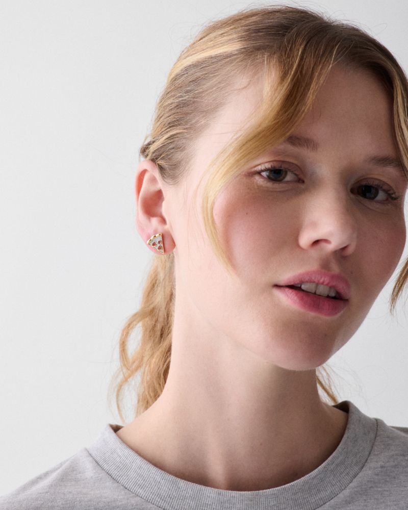 Kate Spade,Pizza My Heart Studs,