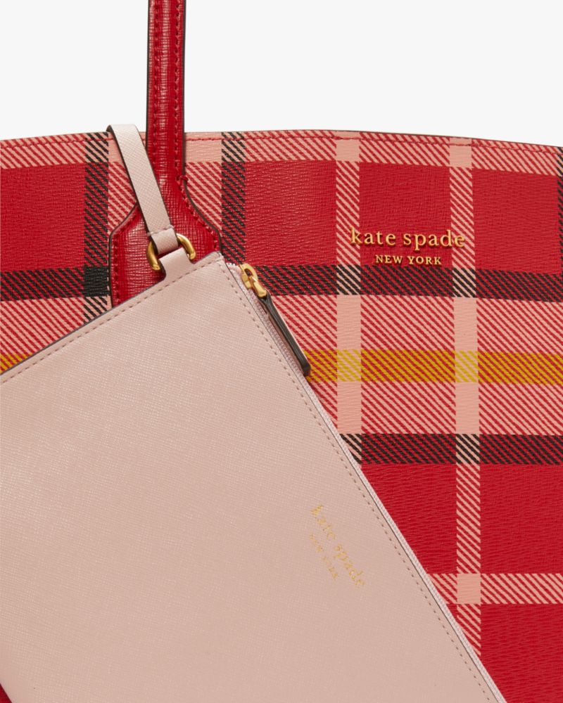 Bleecker Museum Plaid Large Tote