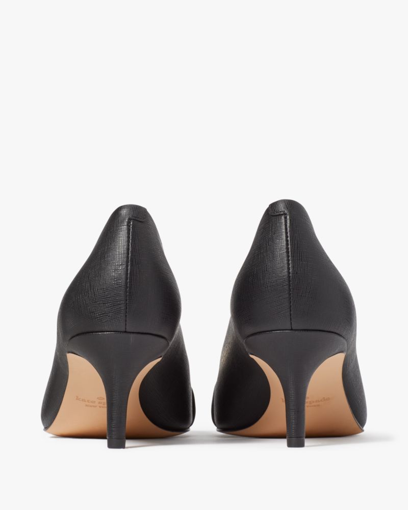 Kate Spade,Daniella Pumps,Rubber,Pumps,Shoe Straps,Logo,Metal,Breathable,Work,Black