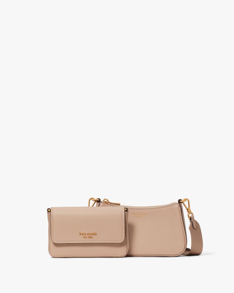 Kate Spade New York Double Up Racing Stripe Crossbody