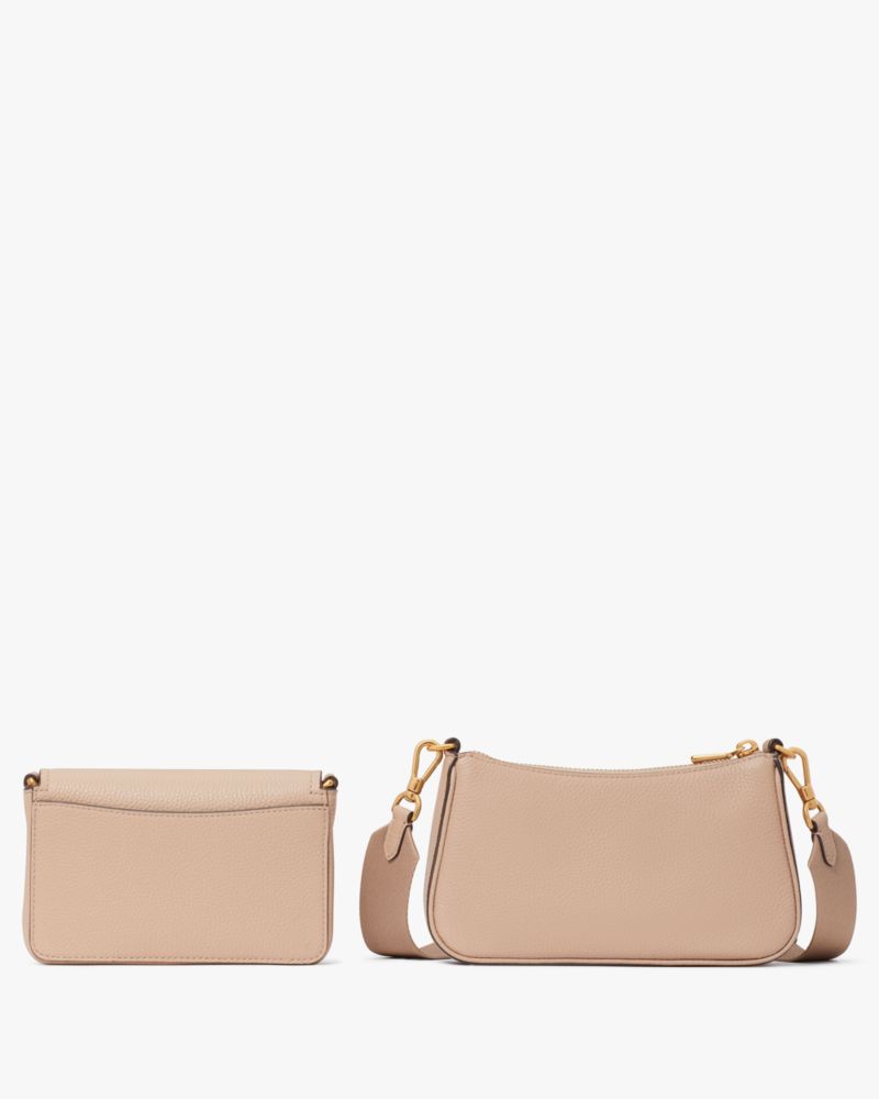 Kate Spade New York Double Up Pebbled Leather Crossbody