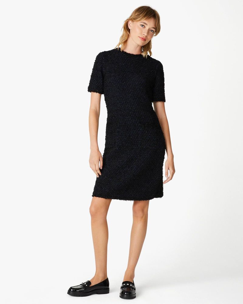 Kate spade flutter outlet sleeve tweed dress