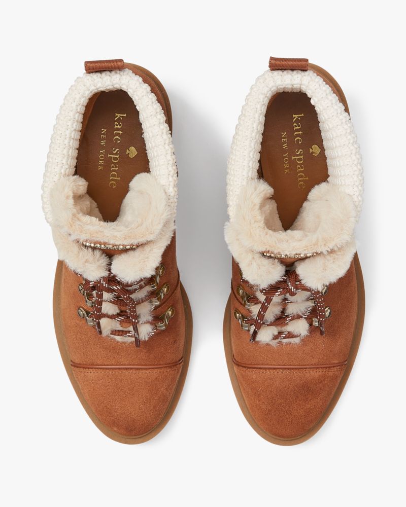 Kate Spade,Walker Booties,Brown