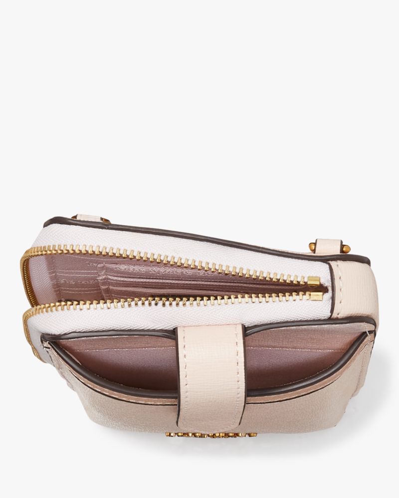 Morgan North South Phone Crossbody Plum Liqueur