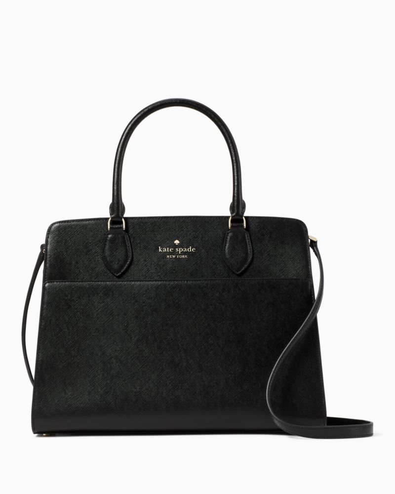 Kate spade black satchel on sale