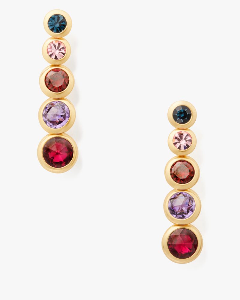 Kate Spade,On The Dot Linear Earrings,Multi