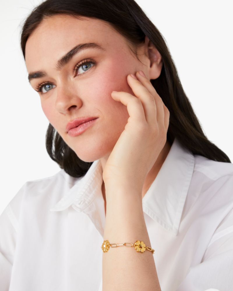 Kate Spade,Spades & Studs Bracelet,Gold