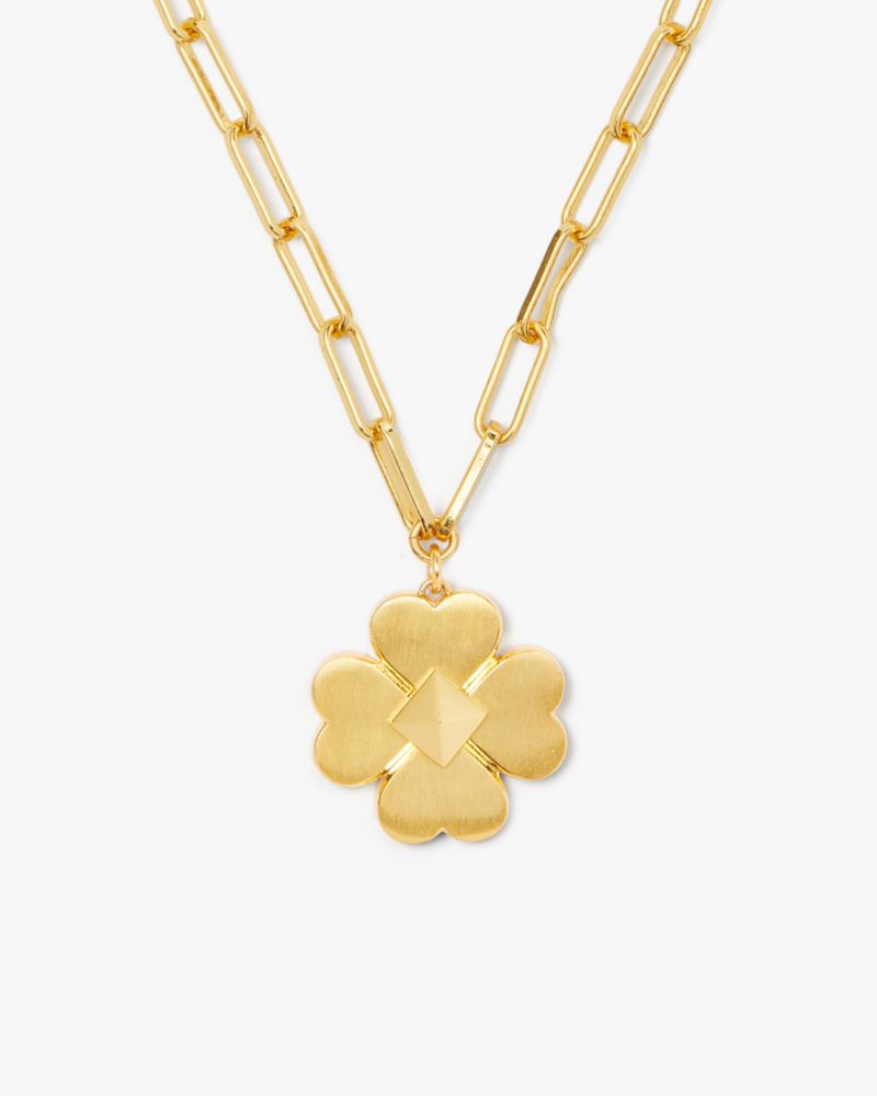 Kate Spade,Spades & Studs Pendant,Gold