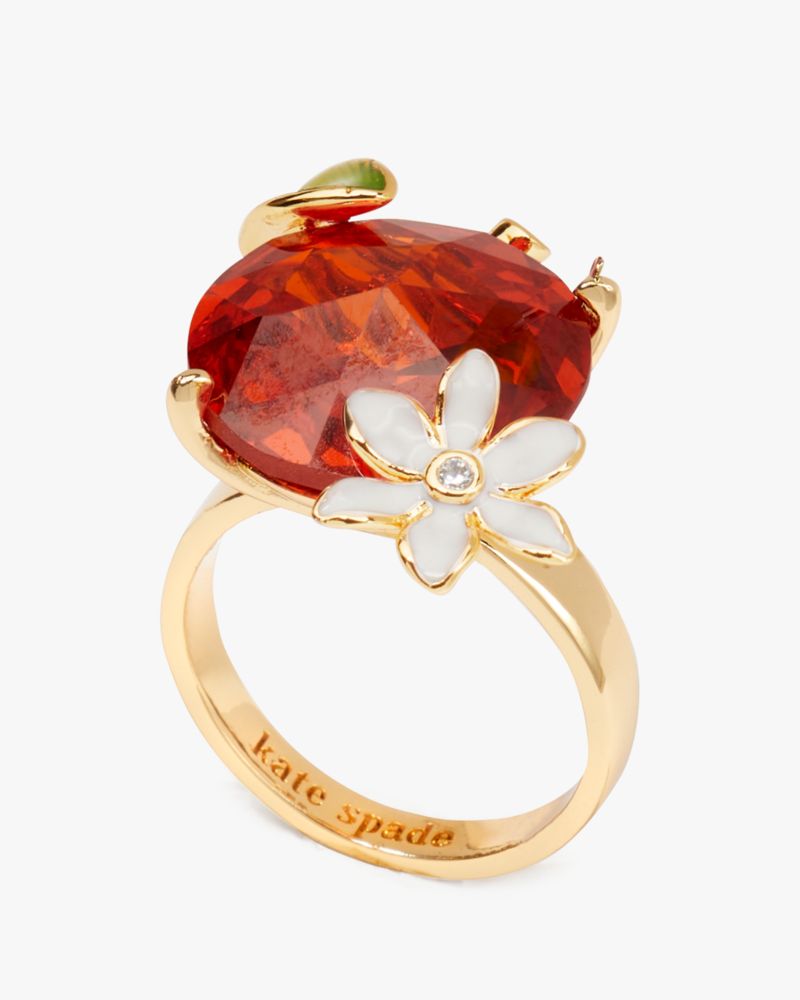 Kate Spade,Sweet Citrus Orange Ring,Multi