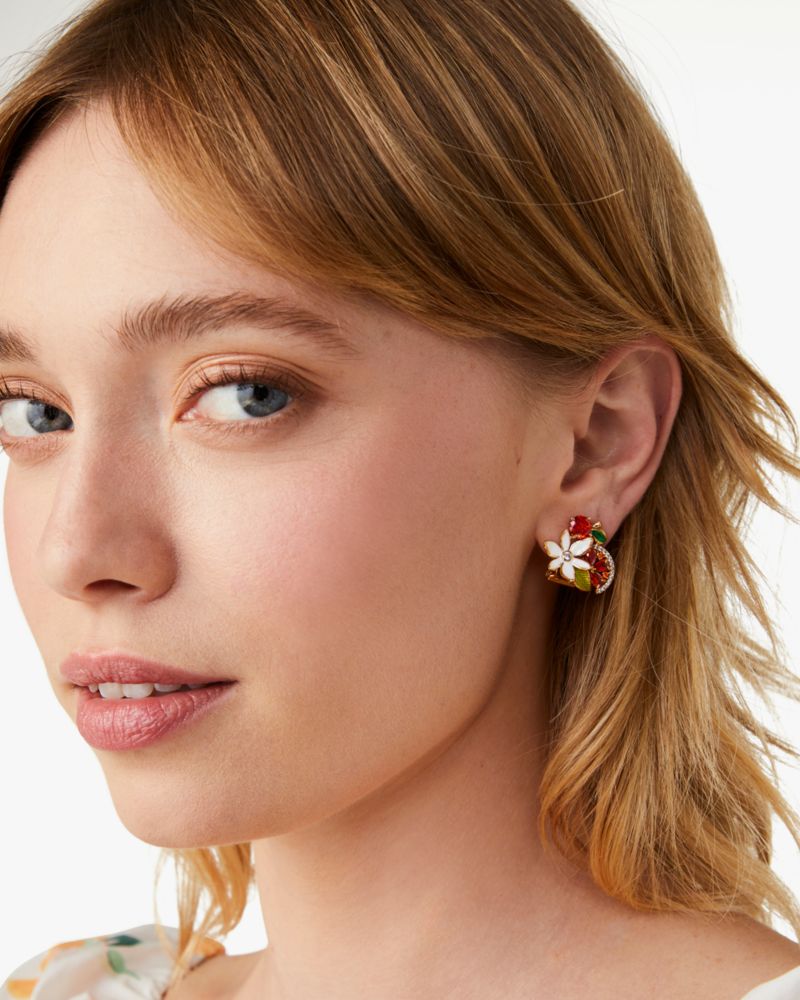 Kate spade orange on sale earrings