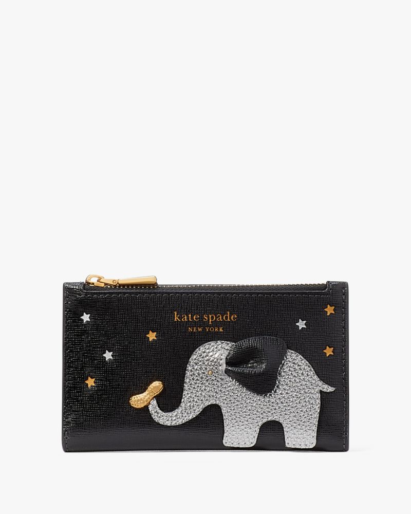 KATE SPADE★ケイトスペード 長財布　グリーン　ゾウ