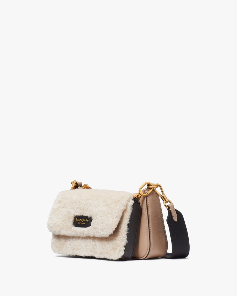 Kate Spade Double Up Faux Shearling Crossbody. 4