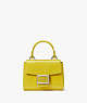 Kate Spade,Katy Patent Leather Micro Crossbody,Chartreuse Green