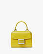 Kate Spade,Katy Patent Leather Micro Crossbody,Chartreuse Green