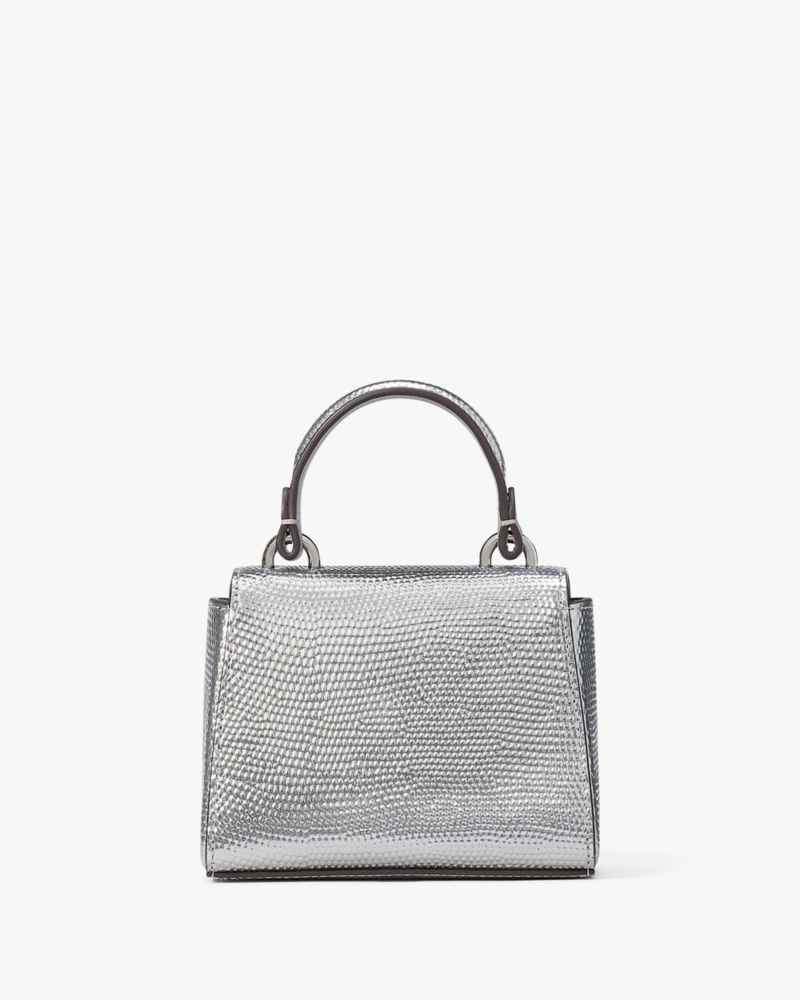 Katy Embossed Metallic Micro Crossbody