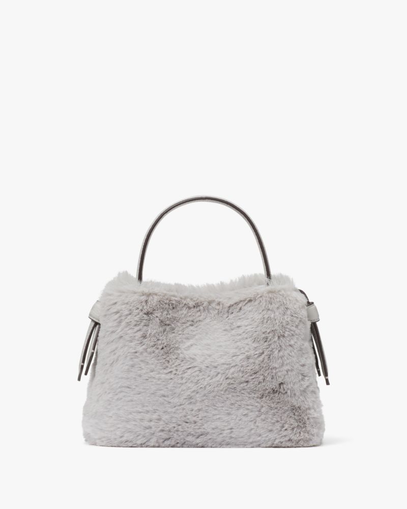 Kate Spade Knott Faux Fur Mini Crossbody Tote. 6