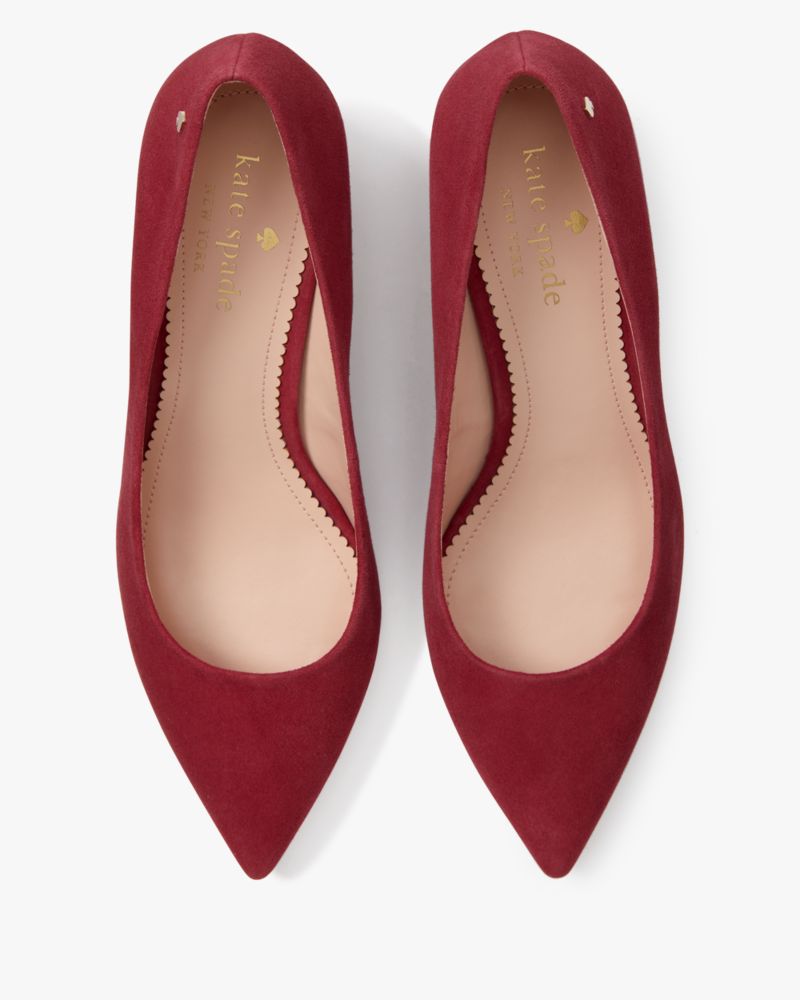Kate Spade,Moulin Pumps,Red Sangria