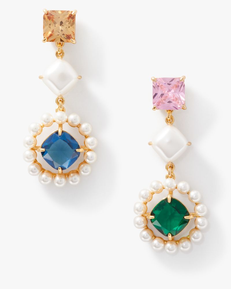 Kate Spade,Victoria Linear Earrings,Multi