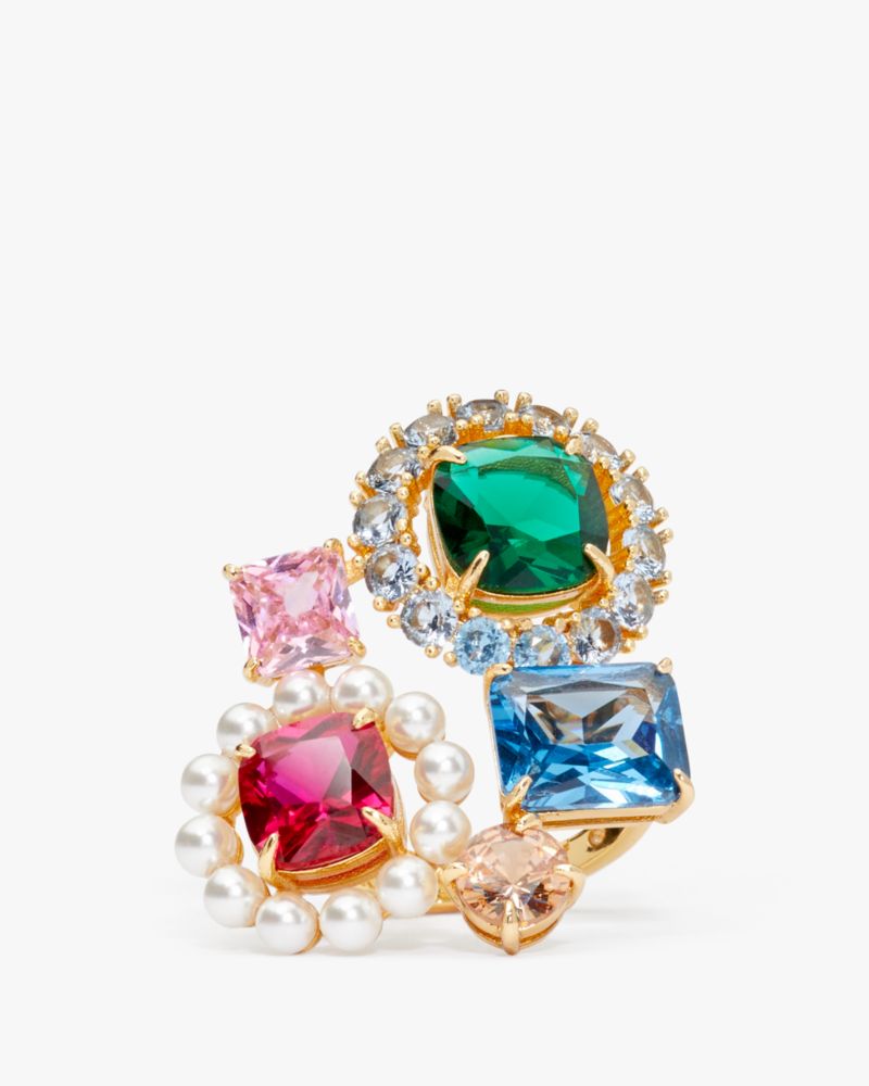 Victoria Cluster Cocktail Ring | Kate Spade New York