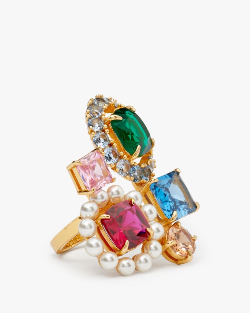 Victoria Cluster Cocktail Ring