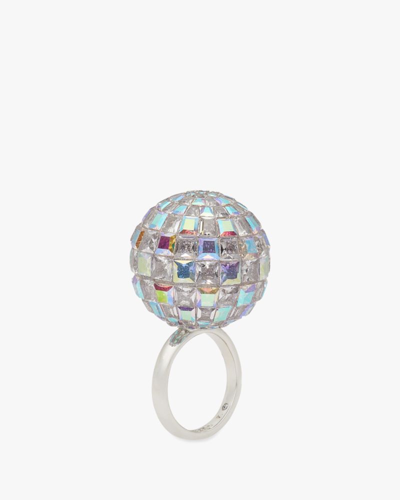Beaming Bright Disco Ball Ring