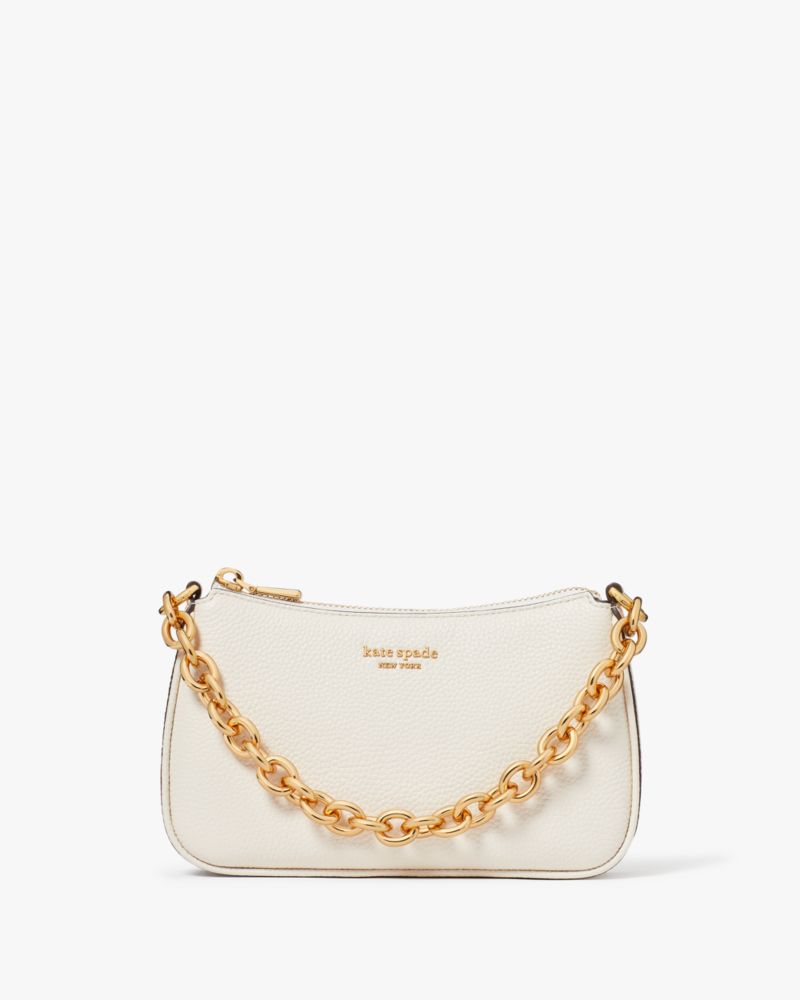 Kate Spade - Nude Fold-Over Mini Crossbody Purse