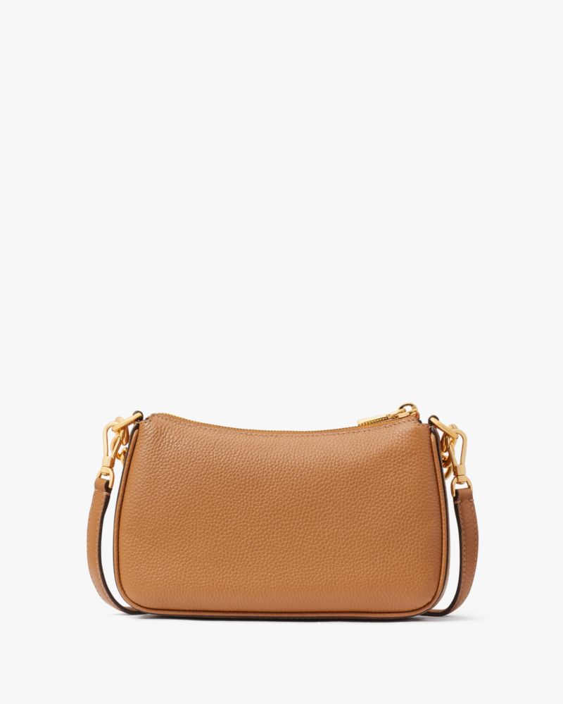 Kate Spade,Jolie Small Convertible Crossbody,Leather,Crossbody,Metal,Logo,Adjustable,Day Party,